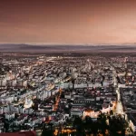 aerial view of city